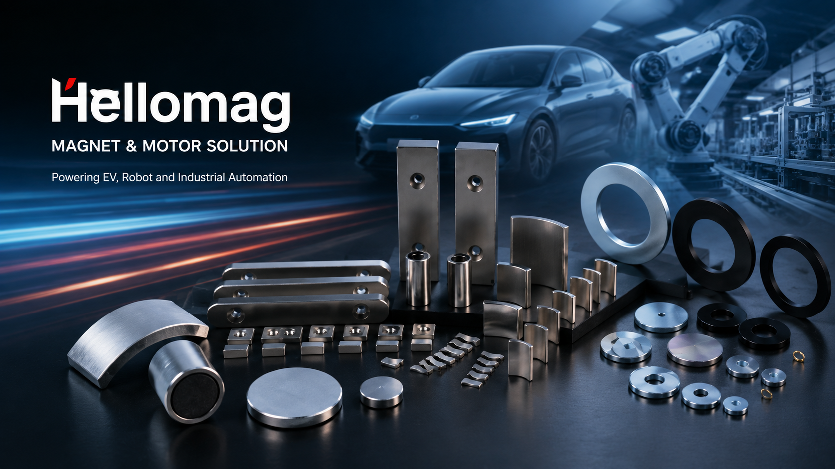 Hellomag란? Industrial Magnet 및 Motor Business를 운영하는 B2B 기업